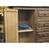 Picture of Pine Isabella 7-Drawer Door Dresser