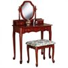 Picture of Two Piece Vanity Set, Brown Red *D