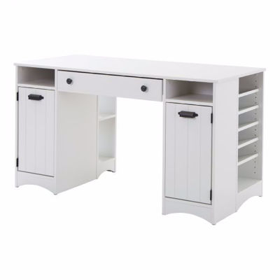 Picture of Artwork - Craft Table With Storage, White *D