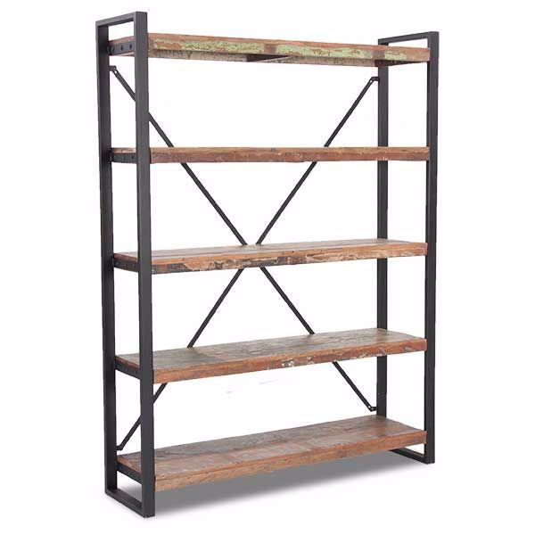 Vintage Industrial Bookcase | B84 | | AFW.com