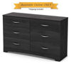 Picture of Step One - 6-Drawer Double Dresser, Gray Oak *D