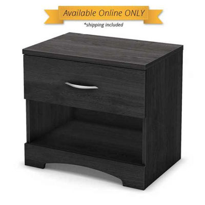 Picture of Step One - 1-Drawer Nightstand, Gray Oak *D