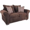 Picture of Chevron Chocolate Loveseat