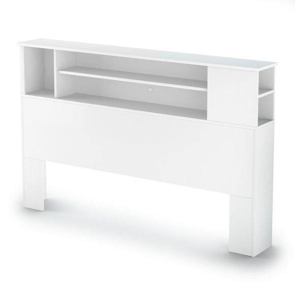 Picture of Fusion - Full/Queen Bookcase Headboard, White *D