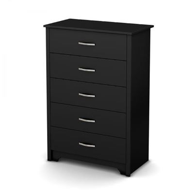 Picture of Fusion - 5-Drawer Chest, Black *D