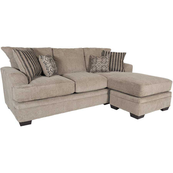 Picture of Cornell Platinum Sofa With Chaise