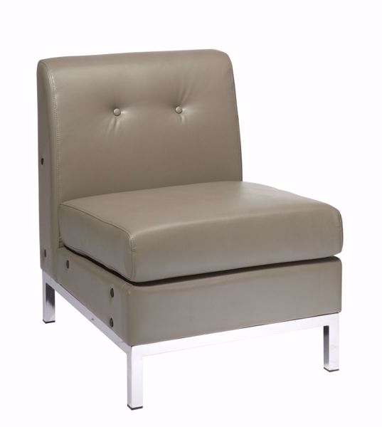 Picture of Wallstreet Smoke Armless Chair *D