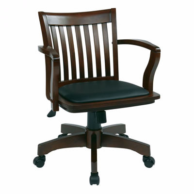 Picture of Espresso Wood Office Chair