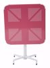 Picture of Pink Albany Square Folding Table *D