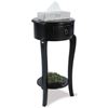 Picture of 1 Drawer Round Black Side Table