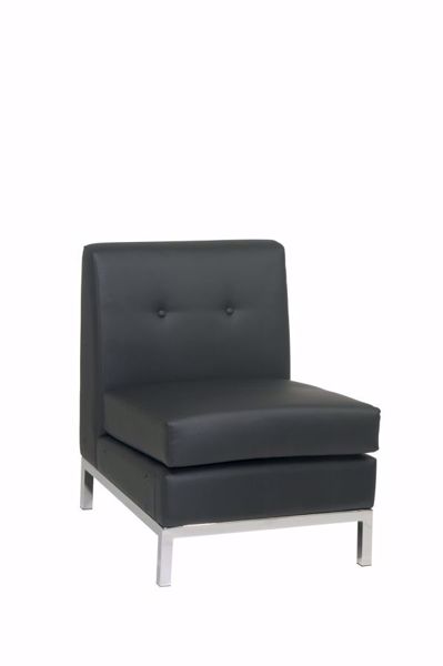 Picture of Wallstreet Black Armless Chair *D