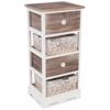 Picture of White Four Drawer Cabinet