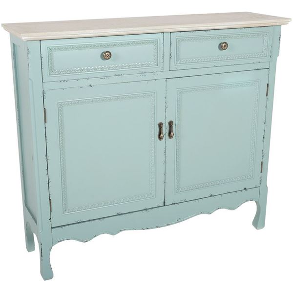 Picture of Powder Blue Accent Cabinet