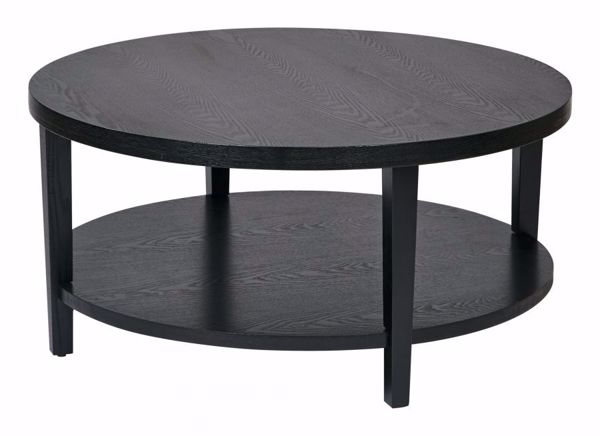 Picture of Black Round Coffee Table *D
