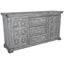 Picture of Grey Isabella 3-Drawer Door Dresser