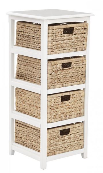 Picture of White Seabrook 4-Tier Storage *D