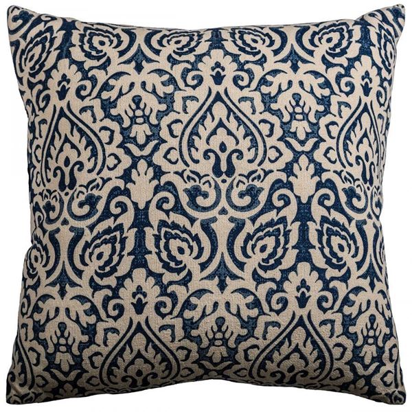 Picture of 22x22 Blue Burnout Decorative Pillow *P