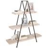 Picture of Wood And Metal Triangle Shelf