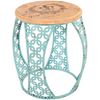 Picture of Blue Metal Accent Table