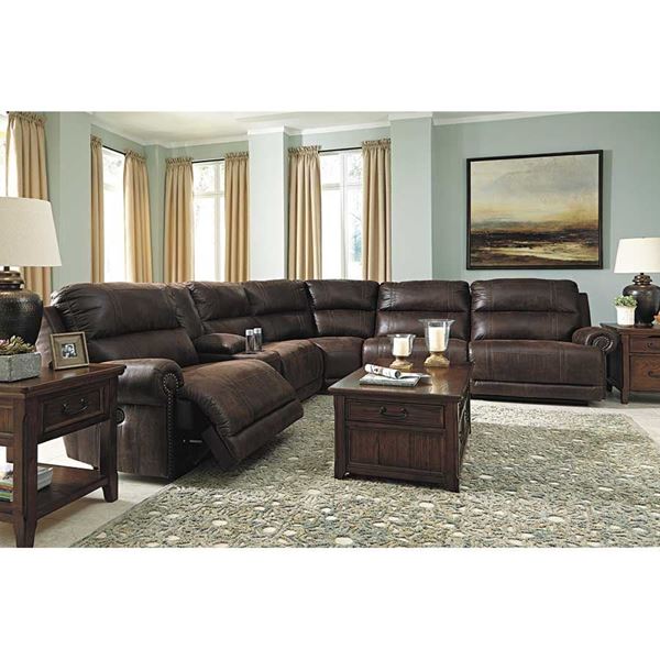 Picture of 6 Piece Power Reclining Sectional