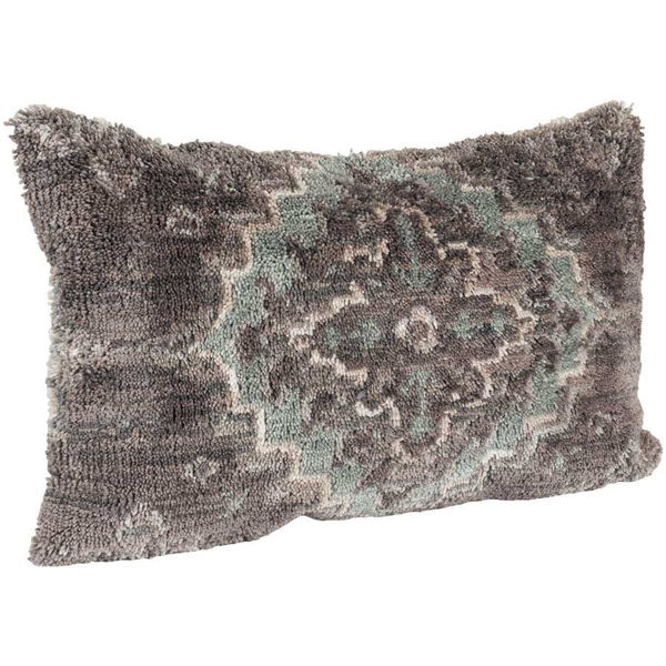 Picture of 13x21 Grey Loop Stitch Kidney Pillow *P