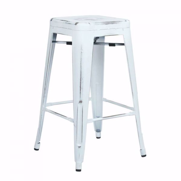 Picture of Bristow Antique White Barstool 2 Pack *D