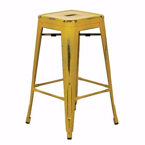 Picture of Bristow Ant Yellow Barstool 4 Pack *D