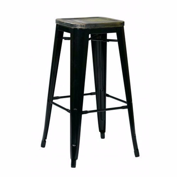 Picture of Bristow Metal Barstool Wd Seat 2 Pack *D