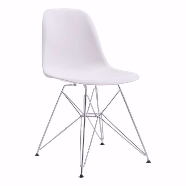Picture of Zip Dining Chair, White *D