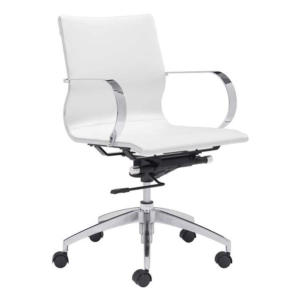 Picture of Glider Lo Office Chair White *D