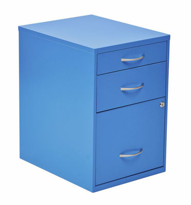 Picture of Blue Storage File Cabinet