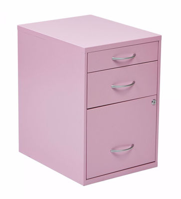 Picture of Pink Storage File Cabinet