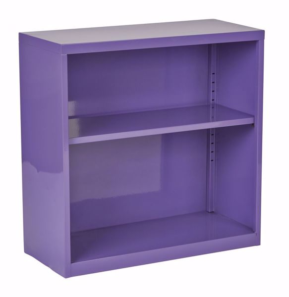 Picture of Purple Metal Bookcase *D