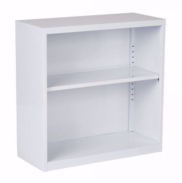 Picture of White Metal Bookcase *D