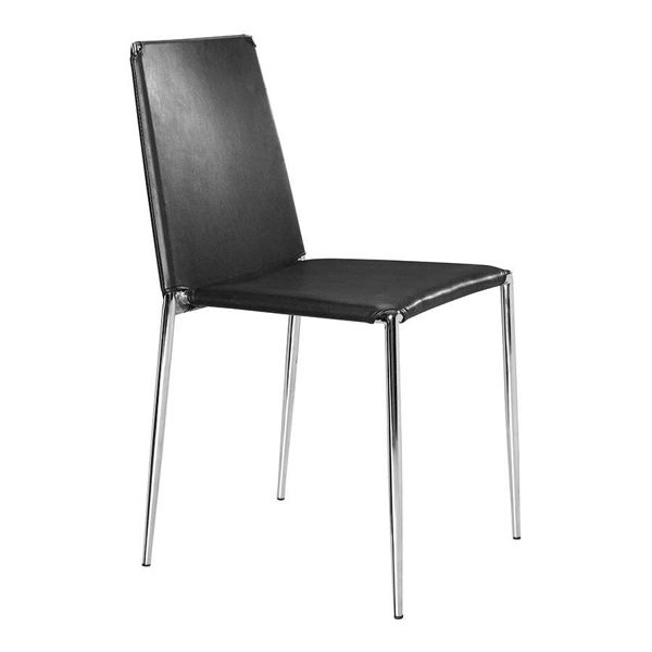 Picture of Alex Dining Chair, Black - Set of 4 *D
