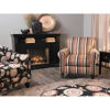 Picture of Adeline Black Floral Cocktail Ottoman