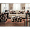 Picture of Adeline Black Floral Accent Chair