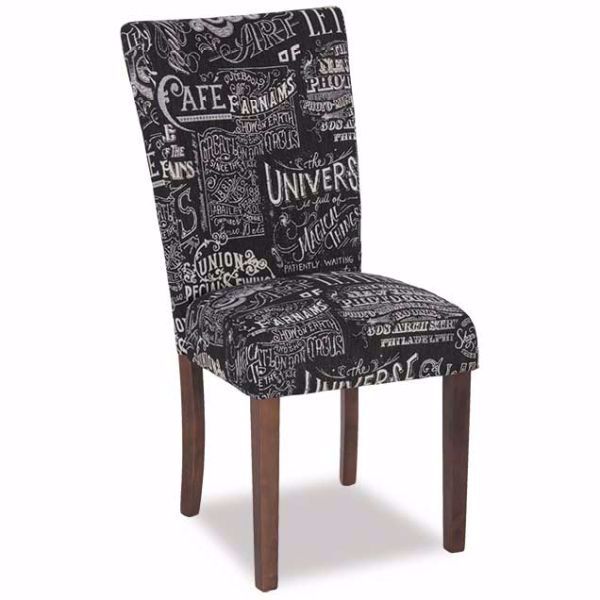 Picture of Chalkboard Black Parsons Chair