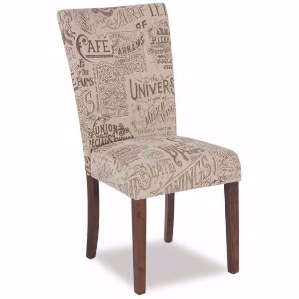 Picture of Chalkboard Beige Parsons Chair