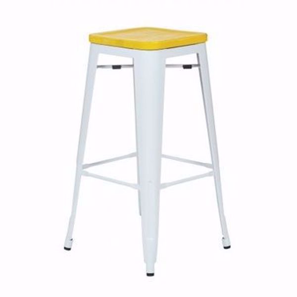 Picture of Bristow Metal Barstool Wd Seat 2 Pack *D