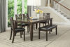 Picture of Fresno Complete Butterfly Leaf 6 Piece Dining Set