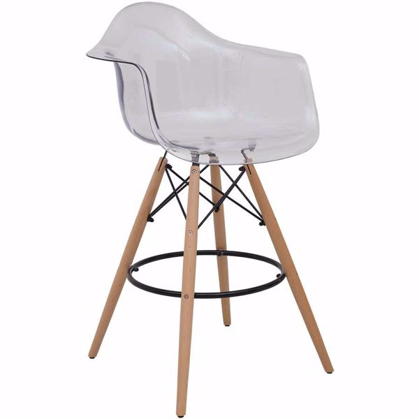 Picture of Rowan Clear Bar Arm Chair