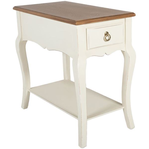 Picture of Antique White Side Table