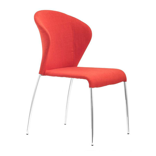 Picture of Oulu Dining Chair, Tangerine - Set of 4 *D