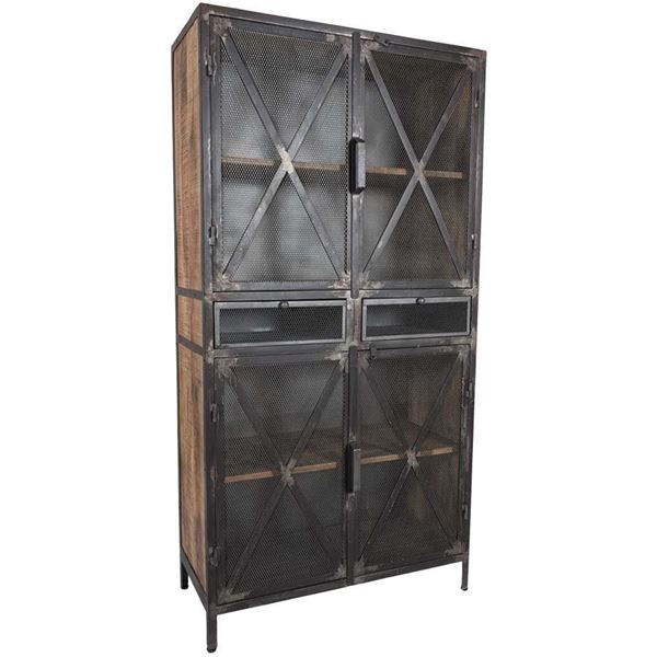 Picture of Iron 4 Door, 2 Drawer Almirah