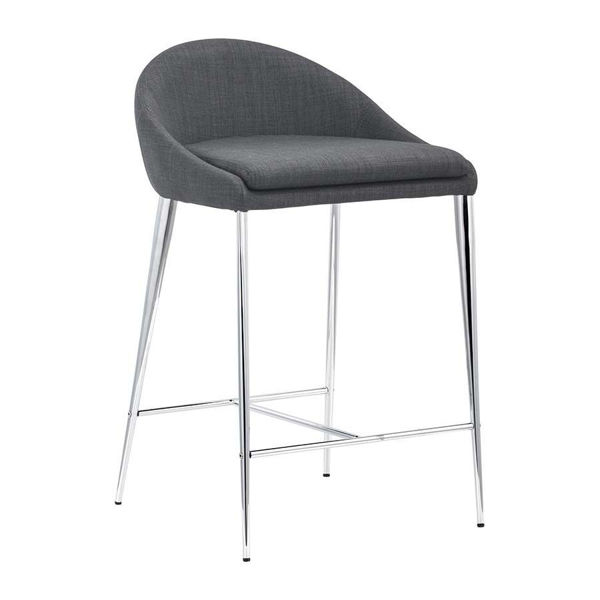 Picture of RJ Counter Chair, Graphite - Set of 2 *D