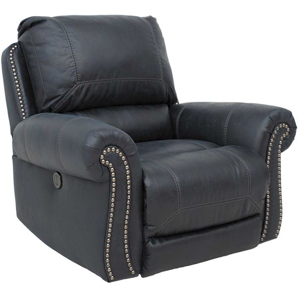 Picture of Milhaven Navy Power Rocker Recliner