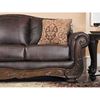 Picture of Mellwood Walnut Leather Sofa