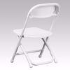 Picture of Kids White Plastic Folding Chair *D