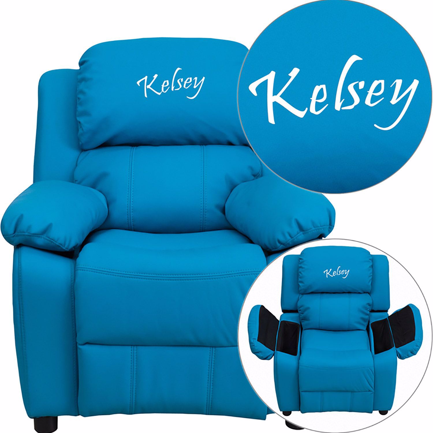 Personalized kids online recliners